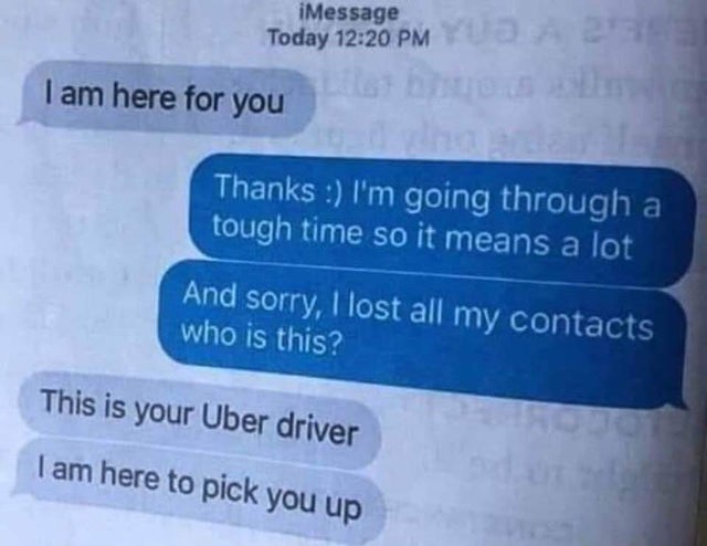 ik ben je uber