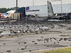 54000 kilo aan deodorant ontploft op snelweg in Oklahoma