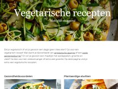 Boodschappen.nl – Vegetarische recepten